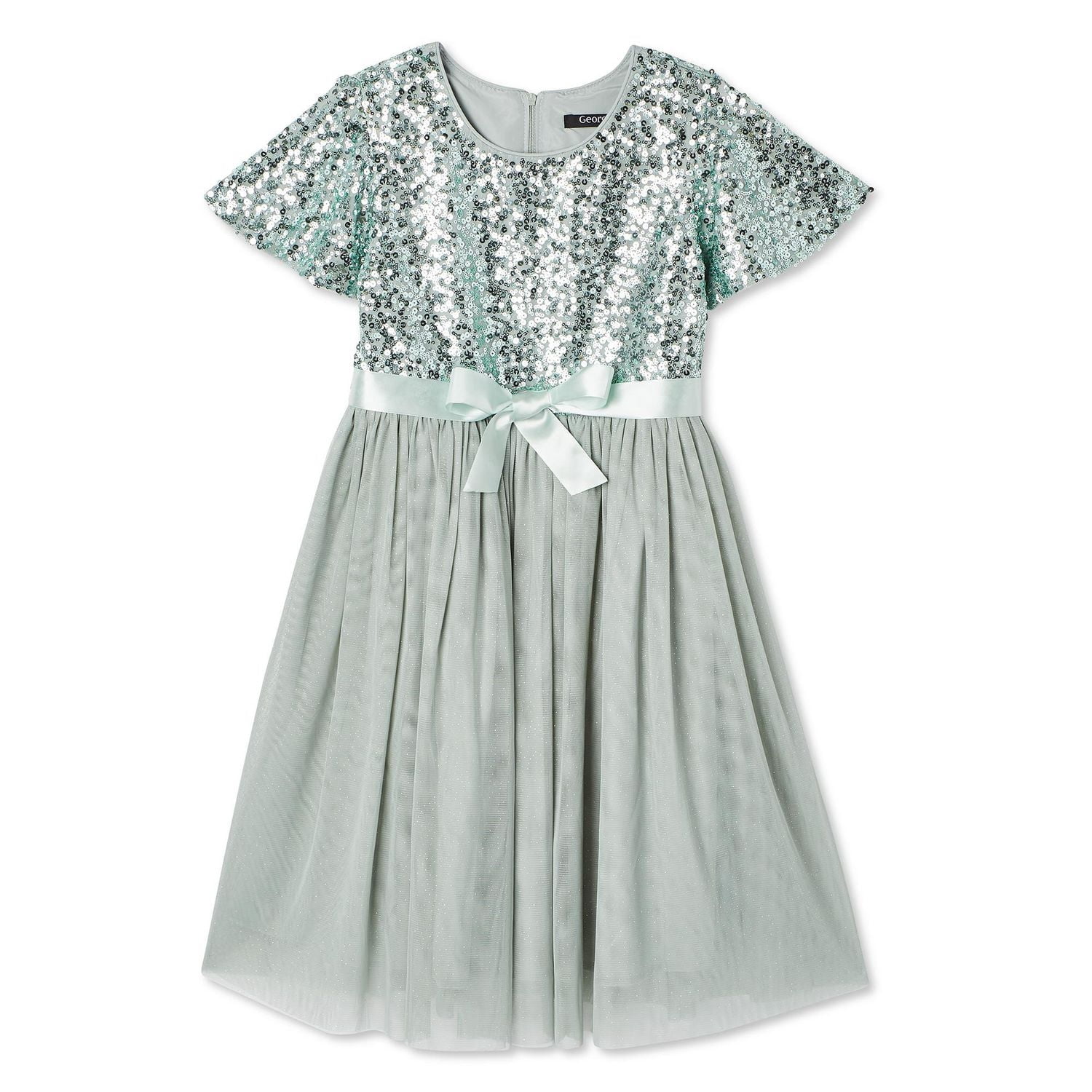Robe en maille à paillettes George pour filles