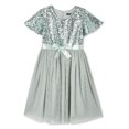 thumbnail image 1 of Robe en maille à paillettes George pour filles, 1 of 2