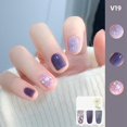 thumbnail image 2 of Riforla Three Color Nail Polish No Baking Quick Drying Set Durable Tearable Water Based Manicure 1ml Nail Polish, 2 of 3