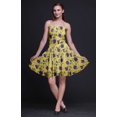 thumbnail image 4 of Bimba Floral Women Sleeveless Mini Flowy Tank Summer Sun Dress Floral Print Dress-X-Small, 4 of 5