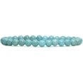 thumbnail image 1 of Bracelet Extensible en Perles Rondes de 6 mm en Amazonite Bleue Naturelle de Qualité A 7 Pouces Unisexe, 1 of 4