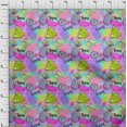 thumbnail image 4 of oneOone Polyester Spandex Lime Green Fabric Tropical Fruits Sewing Craft Projects Fabric Prints By Yard 56 Inch Wide, 4 of 4