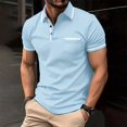 thumbnail image 1 of Male Spring Business Lapel T Shirt Bottoming Shirt Short Sleeve Shirt Patchwork Top Mens Turtle Neck Long Sleeve Tops Mens Large T Shirts Lightweight T Shirts Rayon Long Sleeve Shirt Men Neck Top for, 1 of 3