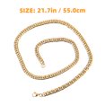 thumbnail image 2 of 1 Pc Fashion Chain Hip Hop Accessories Double Buckle Chain for Men (Golden), 2 of 8