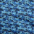 thumbnail image 1 of oneOone Cotton Jersey Blue Fabric Abstract Sewing Craft Projects Fabric Prints By Yard 58 Inch Wide, 1 of 4