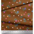 thumbnail image 3 of Soimoi Silk Fabric Aster Floral Decor Fabric Printed Yard 42 Inch Wide, 3 of 3