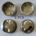 thumbnail image 2 of WWS-Single Cup Plus Double Cup 2Pcs Pressurized Espresso Filter Basket 51mm Reusable Stainless Steel Double Wall Replacement Parts for Breville Cafe Roma Model ESP8XL Machine, 2 of 4