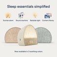 thumbnail image 2 of Hatch Restore 2 Sunrise Alarm Clock, Sound Machine, Smart Light (Slate) ー Your Bedside Sleep Guide, White Noise, Custom Sleep Routines, Dimmable Clock, Deep Sleep, Gentle Alarm, Wake Up Rested (Slate), 2 of 11