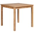thumbnail image 1 of vidaXL Garden Table 80x80x77 cm Solid Teak Wood, 1 of 4