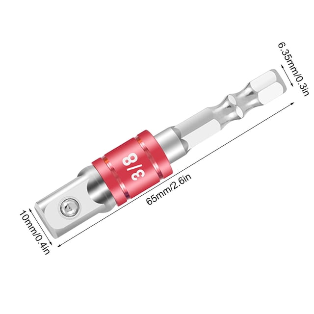 fheaev Upgraded Adjustable Universal Socket Wrench For 3/8 Ratchet Torque Wrench And Power Drill
