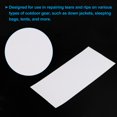 thumbnail image 3 of Unique Bargains Down Jacket Repair Patch 4' x 8', 2 Pack Self Adhesive Nylon Fabric Patch, White, 3 of 5