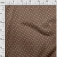 thumbnail image 3 of oneOone Velours Brun Tissu Alphabet Matière de Robe Tissu Imprimé Tissu au Mètre 58 Pouces de Large, 3 of 5