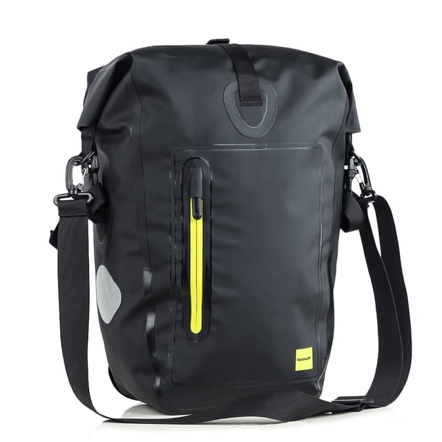 Amdohai 25L Waterproof Bike Bicycle Rear Rack Pannier Bag Cycling Rear Seat Bag Shoulder Bag