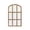 Brown, variant on Rongfmy Arched Window Pane Mirror Grid Wall Mirror for Hallway Farmhouse,Living Room Black