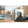 thumbnail image 2 of Ahgly Company Tapis d'Intérieur Lavable en Machine Carré Industriel Moderne Gris Carbone, 4 Pieds Carré, 2 of 7