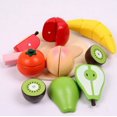 thumbnail image 1 of Children Wooden Kitchen Simulation Play House Toy Puzzle Magnetic Vegetables Fruit Cecilia Colorful Mini Toy Model Birthday Gift, 1 of 6