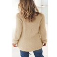 thumbnail image 2 of Chandail d'Hiver en Molleton Moelleux pour Femmes, chandail-Over Uni, Blouse, 2 of 3