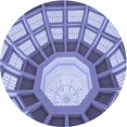 thumbnail image 1 of Ahgly Company Tapis d'Intérieur Lavable en Machine Carré Transitionnel Violet Pervenche Profond, 3 Pieds Carré, 1 of 7