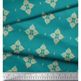 thumbnail image 3 of Soimoi Tissu Crêpe Polyester Imprimé Floral au Mètre 52 Pouces de Large, 3 of 5