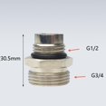 thumbnail image 2 of 2pcs/5pcs Underfloor heating System Manifold Bases with Resistant Nickel Finish, 2 of 6