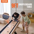 thumbnail image 2 of VEVOR 9 ft Shuffleboard Table 2 in 1 Shuffleboard and Bowling Combo Game Set, 2 of 9