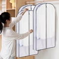 thumbnail image 2 of Birdeem Garment Bag Suit Bag for Closet Storage and Travel Foldable Garment Bag with Two Transparent Window for Hanging Clothes Travel Suit Bag for Suits Skirts Jacket, 2 of 12