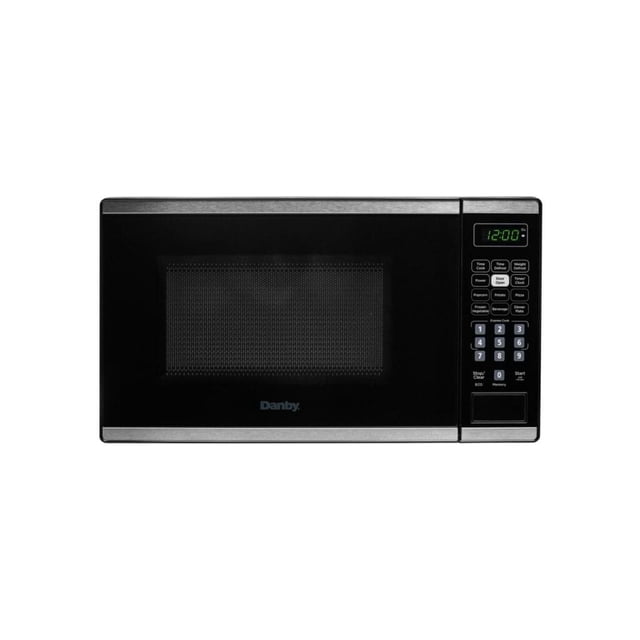 Danby Four à Micro-Ondes de Comptoir 0,7 Pi3 Noir et Acier Inoxydable (DBMW0722BBS)