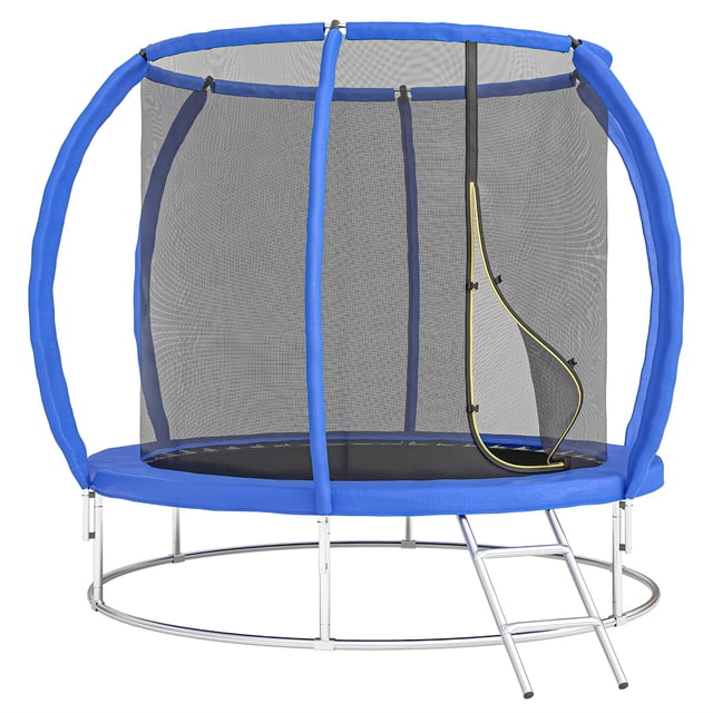 Soozier Trampoline de 8 Pi pour l'Extérieur avec Base Circulaire, Certifié ASTM