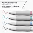 thumbnail image 3 of Sharpie S-Gel, Gel Pens, Pearl White Fashion Barrel, Medium Point (0.7 mm), Updated Classic Ink Colours, 4 Count, 3 of 9