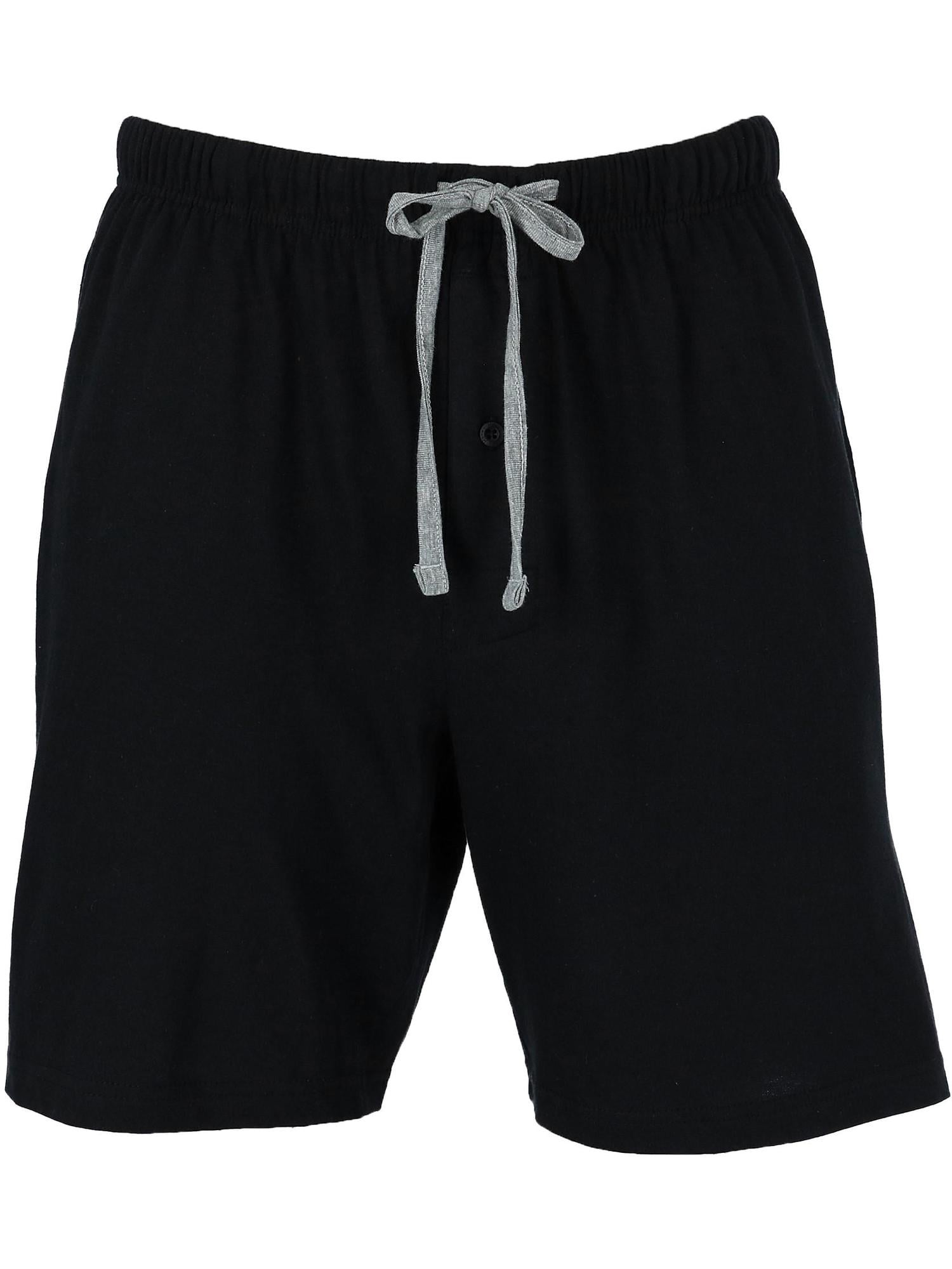 Hanes  Jersey Knit Cotton Button Fly Pajama Sleep Shorts (Men's)