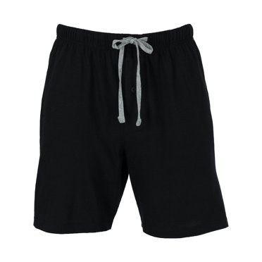 Hanes Short de Pyjama en Jersey de Coton à Braguette Boutonnée (Hommes)