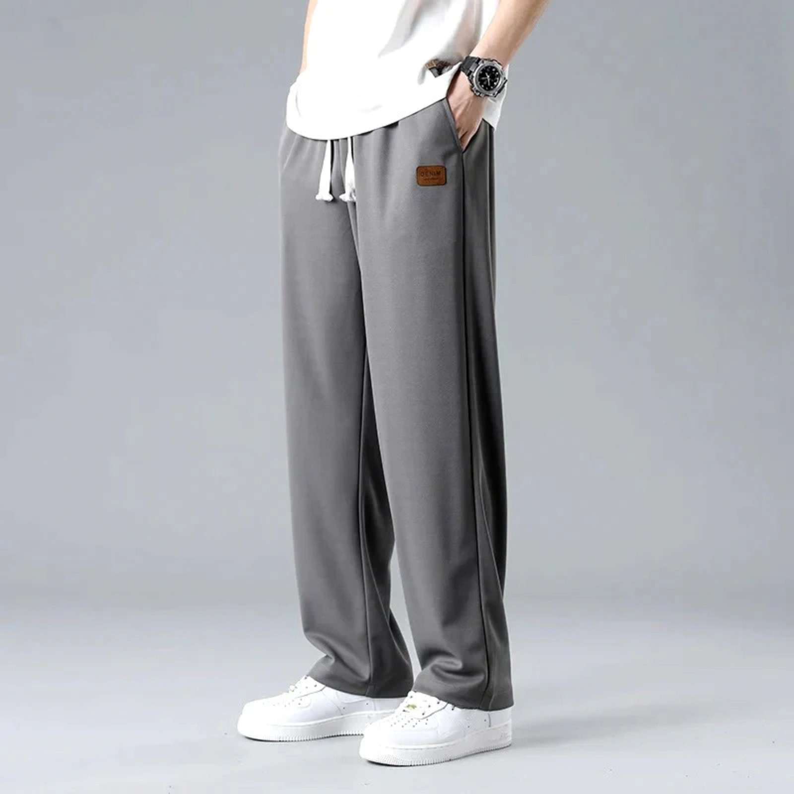 HBFAGFB Pants for Men Light Wide Leg Pants with Pockets Versatile