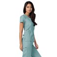 thumbnail image 3 of Adar Universal Scrubs For Women - Curved Glamour Scrub Top, 3 of 7