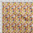 thumbnail image 3 of oneOone Viscose Jersey Fabric Parallelogram & Triangle Geometric Decor Fabric Printed BTY 60 Inch Wide, 3 of 5