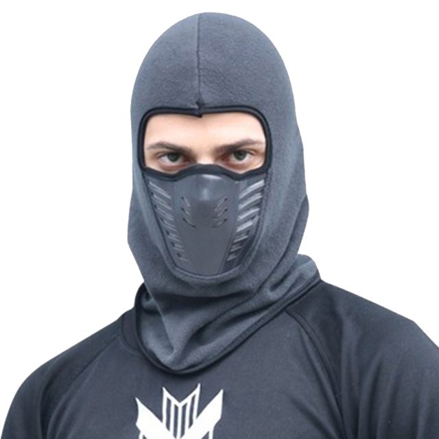 Thicken Ski Facial Warmer Snowboard Windproof Cold Weather Ski Facial Grey