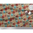 thumbnail image 2 of Soimoi Polyester Crepe Fabric Bone,Floral & Skull Halloween Decor Fabric Printed Yard 52 Inch Wide, 2 of 3