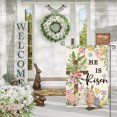 thumbnail image 4 of Wdhugt Easter Outdoor Decoration Garden Flag Courtyard Hanging Flag Polyester Fabric 39.4X27.6 Inch Multicolor Design For Festive Atmosphere, 4 of 6
