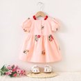 thumbnail image 4 of RXIRUCGD 2025 Vêtements d'Été pour Enfants Robe à Manches Courtes Brodée Motif Jupe, 4 of 8