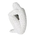thumbnail image 4 of Mosaic Man Figurine, White Mosaic Sculpture Bookend Function Eco Friendly  For Bedroom, 4 of 8