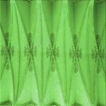 thumbnail image 1 of Ahgly Tapis d'Intérieur Lavable en Machine Carré Transitionnel Vert Émeraude, 4 Pieds Carré, 1 of 7