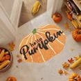 thumbnail image 4 of SLYNSHome Halloween Pumpkin Floor Mat,Soft Absorbent Bath Mat Area Rugs for Front Door Bedroom Living Room, 4 of 7