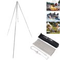 thumbnail image 1 of Youkk Trépied Allongé 4 Sections pour Réchaud de Camping, Trépied de Cuisson Extérieur, Support de Pot Portable et Solide, 1 of 6