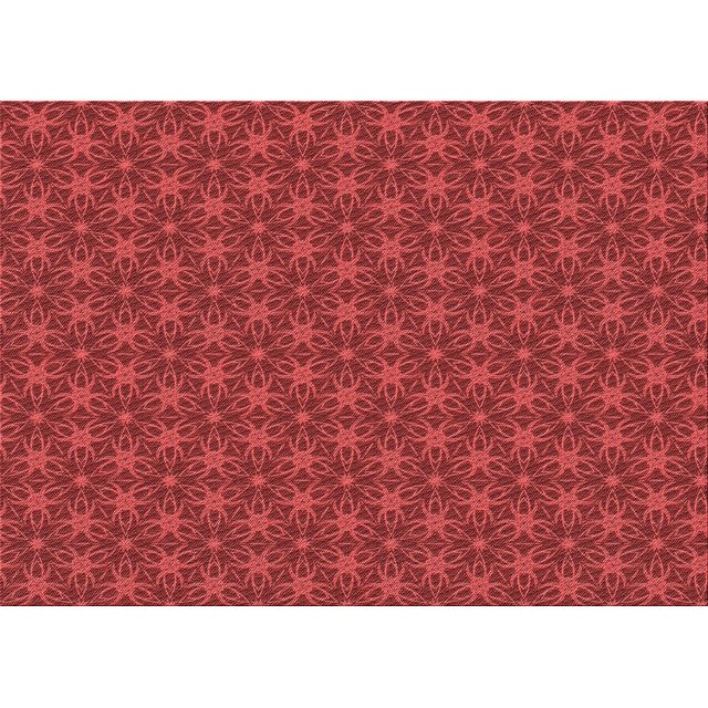Ahgly Company Tapis d'Intérieur Rectangulaires Transitionnels Rouges Lavables à la Machine, 3 Pieds x 5 Pieds