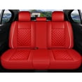 thumbnail image 4 of Maidao Universal Car Seat Covers Full Set for Mercedes-Benz for C300 2008-Present 5 Seats Water Resistant Front Rear Cushion Protector Red, 4 of 6