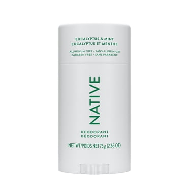 Native Aluminum Free Deodorant For Men, 72 Hour Solid Deodorant Stick, Eucalyptus & Mint, 75 g