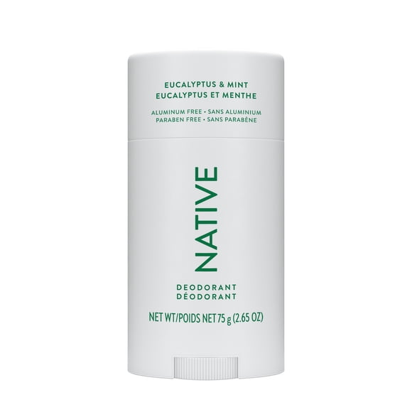 Native – Desodorisant sans aluminium, eucalyptus et menthe