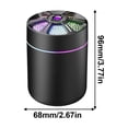 thumbnail image 3 of Deals of The Day Clearance! Mini Portable Humidifier Quiet With Aroma Diffusion And High Mist Output Suitable For Car Home Office Room, 3 of 9