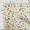 thumbnail image 2 of oneOone Rayon Light Green Fabric Kids Animal Sewing Craft Projects Fabric Prints by Yard 56 Inch Wide, 2 of 4