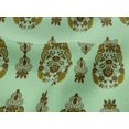 thumbnail image 4 of oneOone Viscose Jersey Fabric Leaves & Floral Ethnic Printed Craft Fabric BTY 60 Inches Wide, 4 of 5