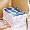 thumbnail image 1 of Fridja Organisateur de Vêtements pour Garde-Robe en Liquidation, Organisateur de Vêtements à Compartiments avec Support, Organisateur de Tiroir à Lessive Pliable et Lavable avec Poignée, 1 of 5